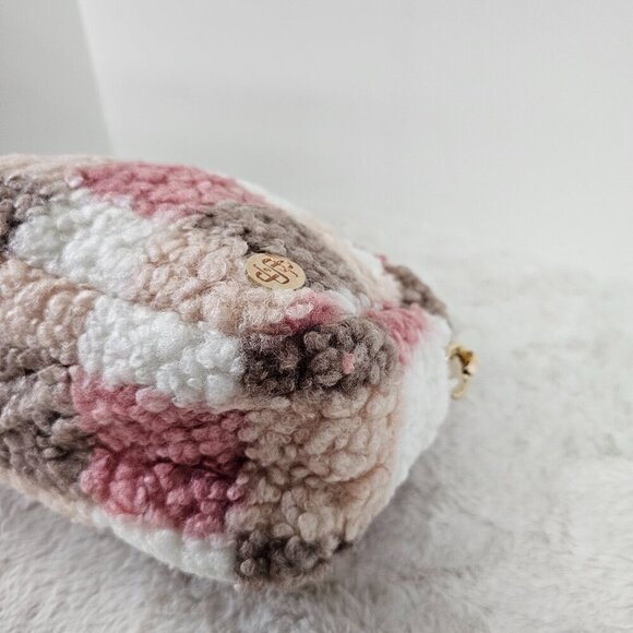 NWT Simply Southern Pink Sherpa Patchwork Crossbody Boho - Picture 8 of 15